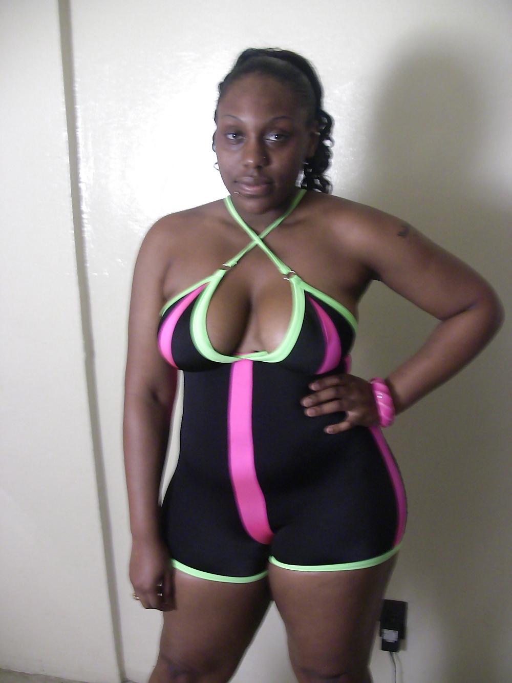25P Another ebony slut from the hood with huge tits