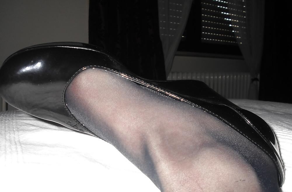 16P Die Pumps einer Bekannten veredelt (Shoejob made by friend)