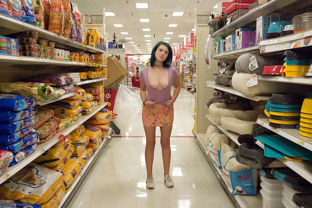 12P Slutty amateur teen Skylar Anke getting really freaky in a toy store