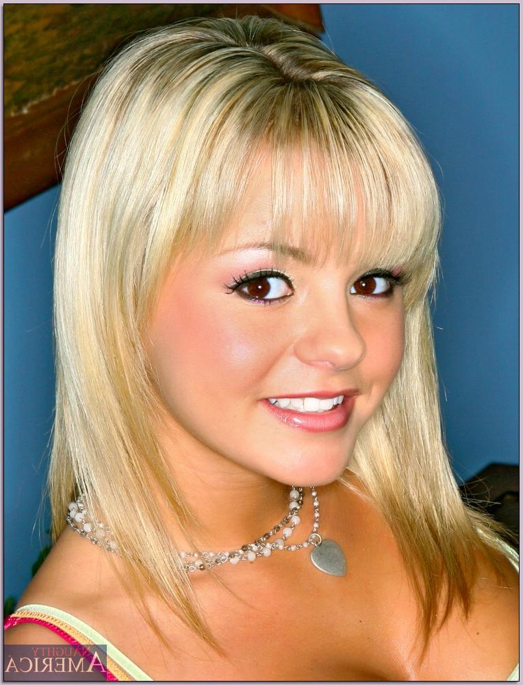 16P Charming blonde Bree Olson strips pussy and huge tits from sexy undies