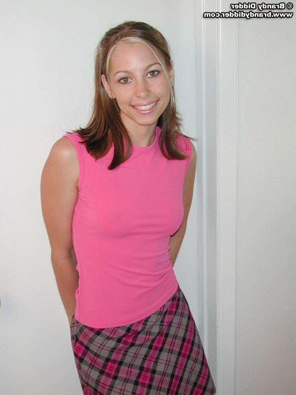 15P Schoolgirl Brandy shows you her perky boobs