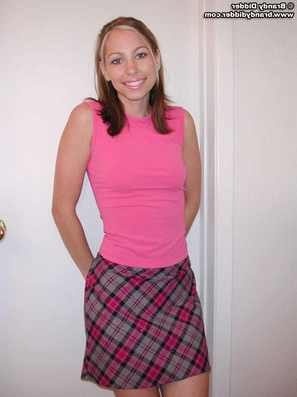 15P Schoolgirl Brandy shows you her perky boobs