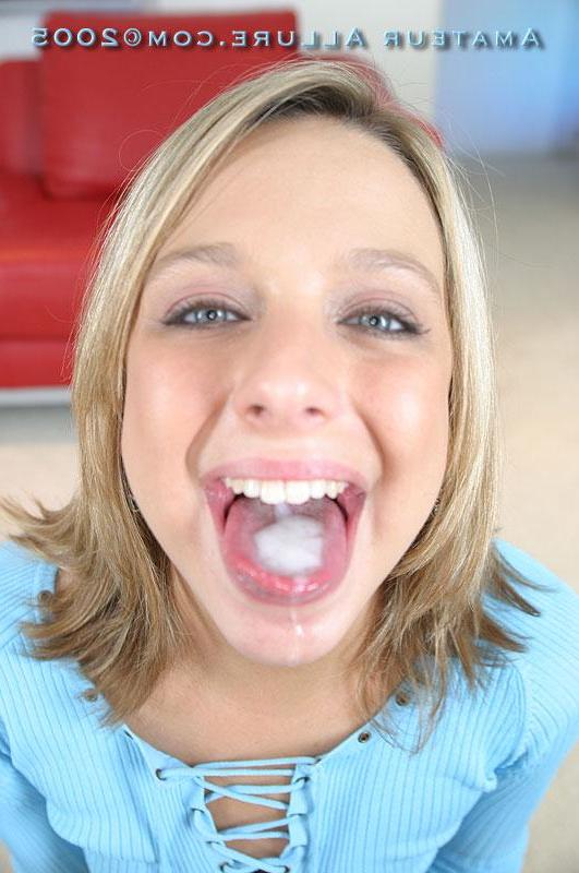 16P Pictures of beautiful teen girl Ellie sucking on a hard cock