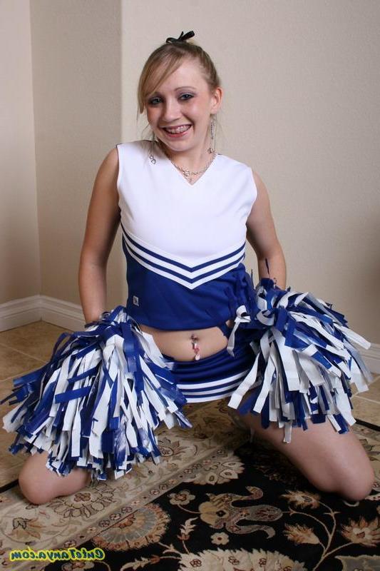 20P Pictures of teen cheerleader Cute Tanya showing you her pussy