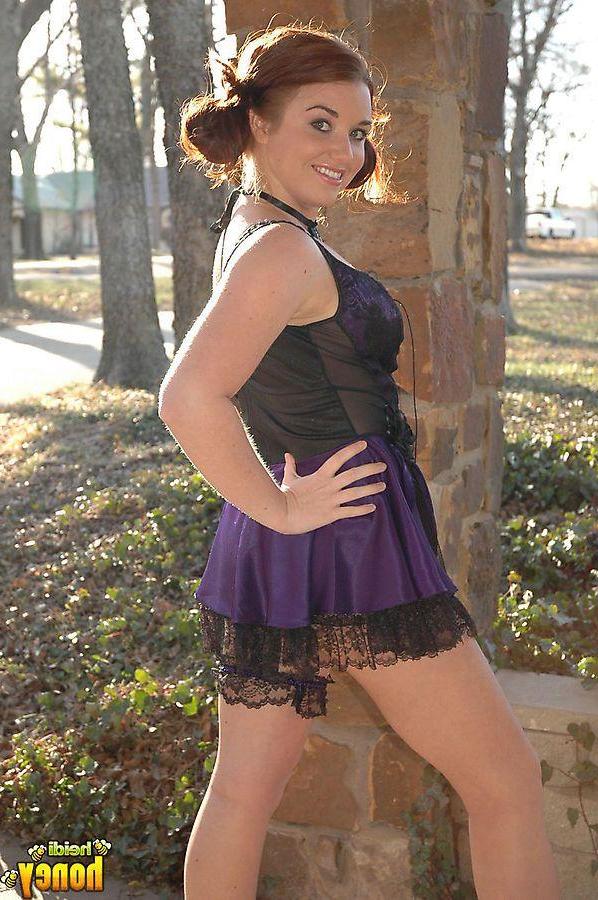 20P Pictures of teen girl Heidi teasing your cock with her cuteness