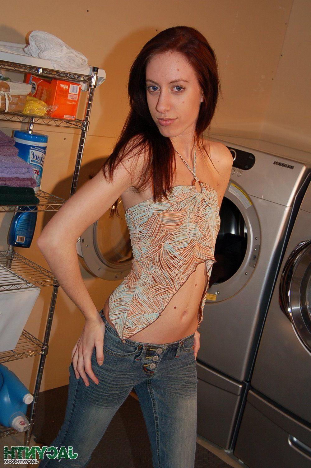 12P Pictures of teen chick Jacynth flashing her sexy thong