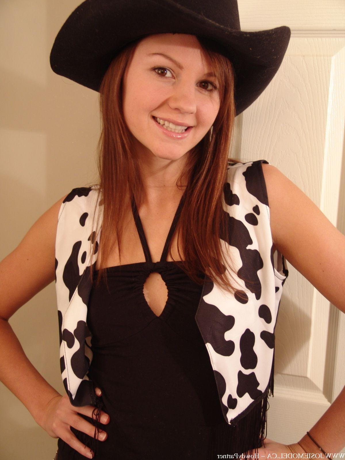 20P Pictures of teen porn Josie Model dressed as your sexy cowgirl