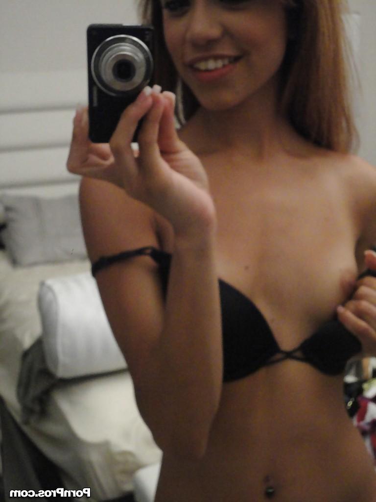 16P Amateur teen Veronica Rodriguez takes hot pics of her spread cunt
