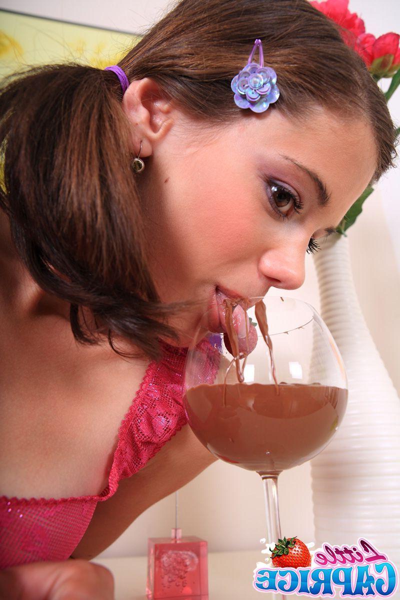 12P Pictures of teen chick Little Caprice being a kinky little slut