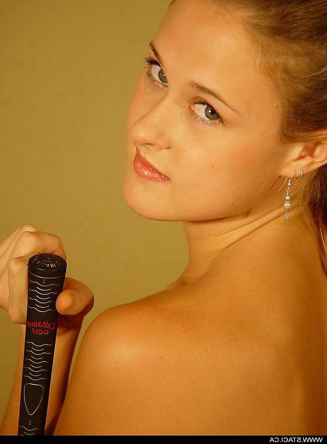 20P Pictures of teen amateur Staci.ca playing a kinky game of indoor golf