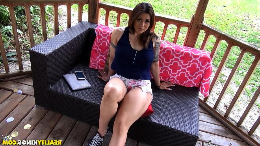 12P Brunette girl Debra Stokes fucks a stranger for cash
