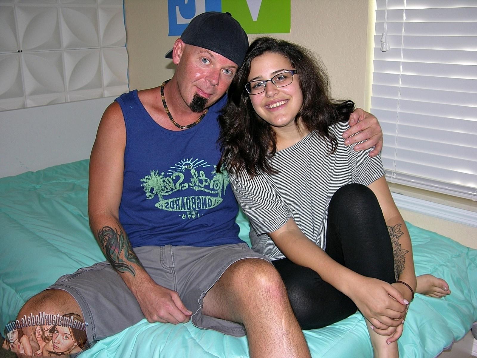 16P Glasses Wearing Amateur Teen Gives A Masturbating POV Handjob 