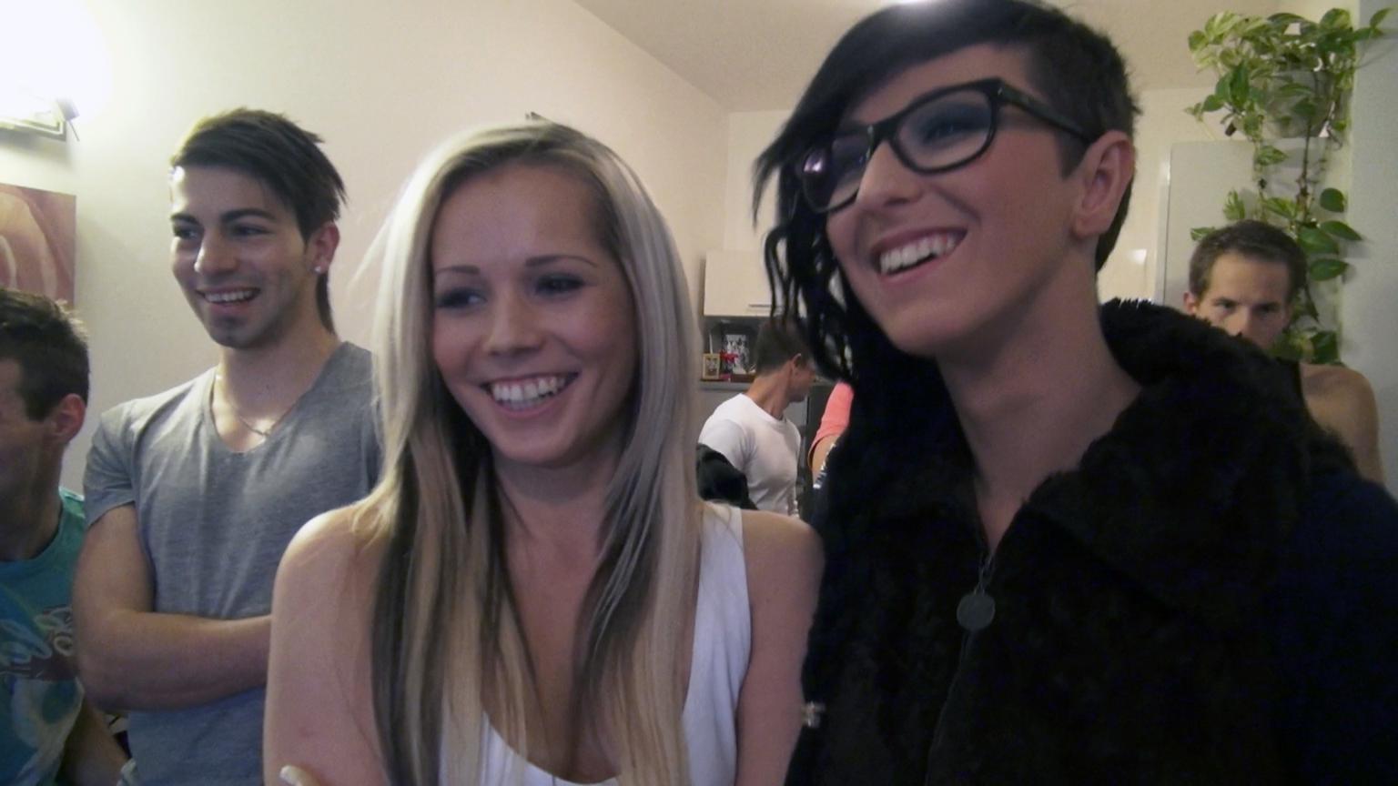 14P Blonde amateur teen gets gangbanged