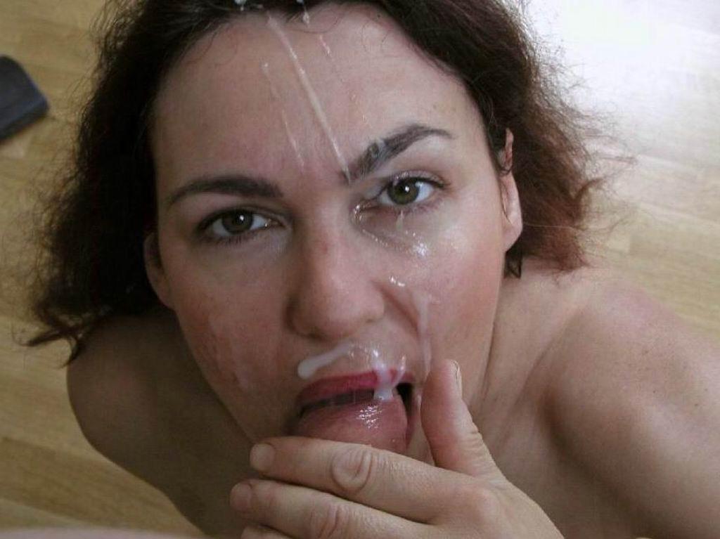 16P Massive facial amateur milf beauties
