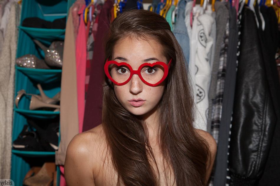16P Skinny amateur teen naked tease