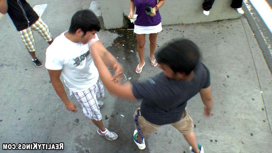 14P Super hot teen agrees to get fucked on a roof top parking lot for cash in this h