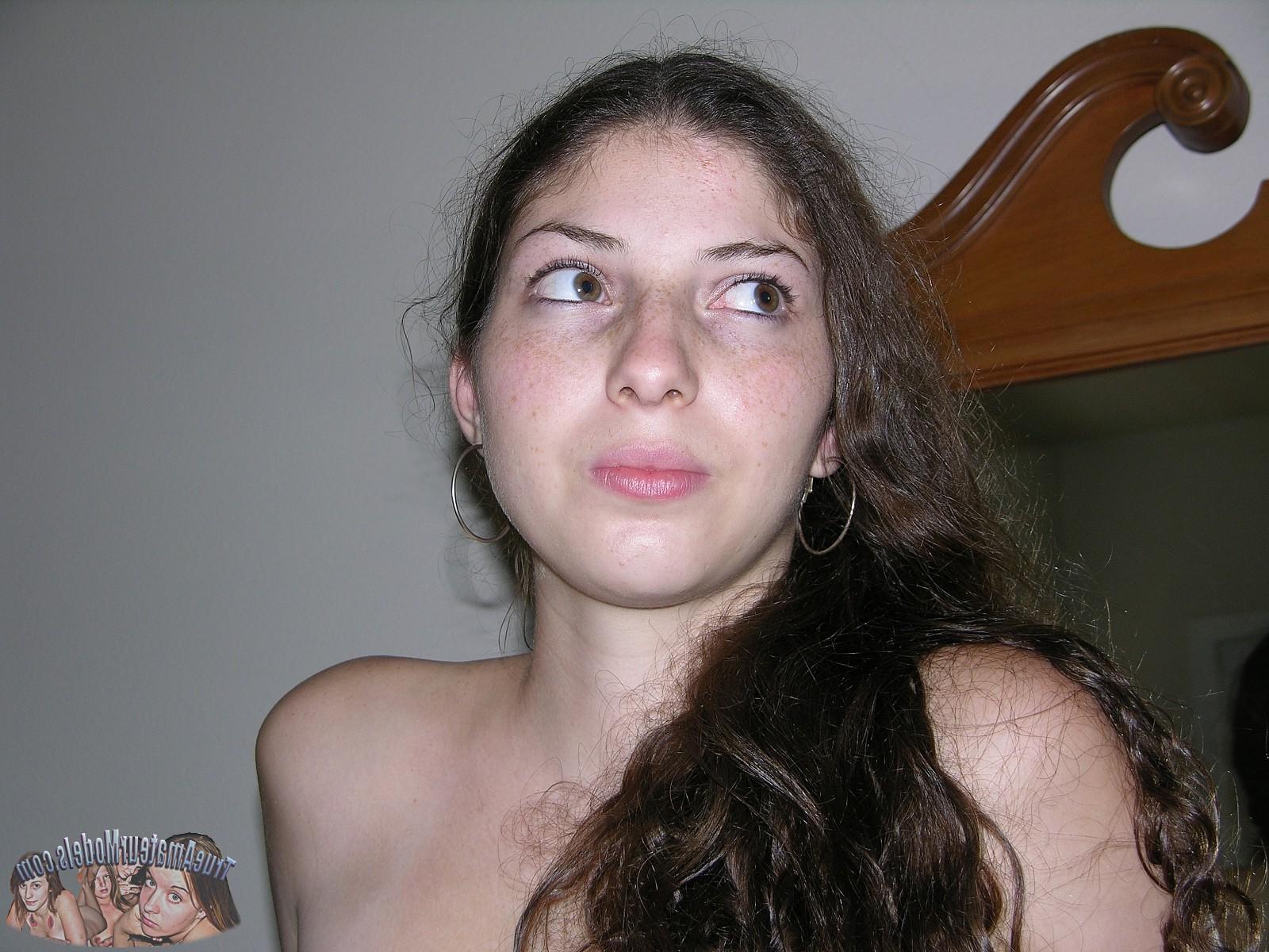 17P Tiny Breasted &amp;amp; Petite Amateur Teen Modeling Nude - True Amateur Models