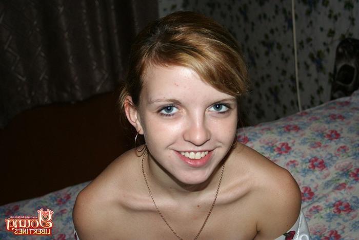 16P Shy lovely teen teasing the camera with her sensual body