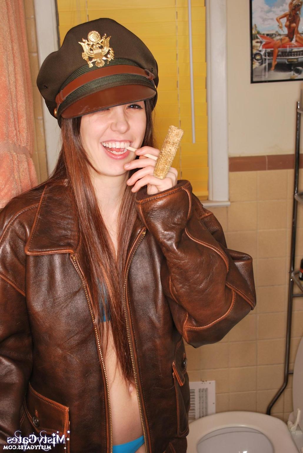 15P Amateur teen with perky titties
