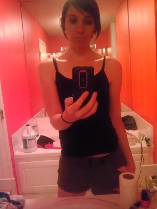 13P Skinny amateur shemale