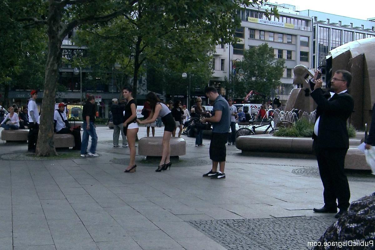 24P European hottie gets jizzed on then paraded in public with cum