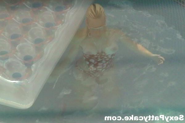 16P Big boob blonde teen swimming