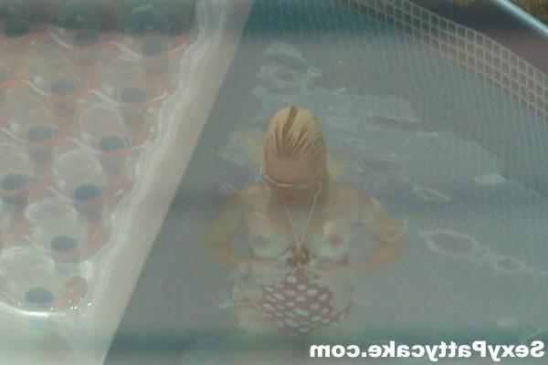 16P Big boob blonde teen swimming