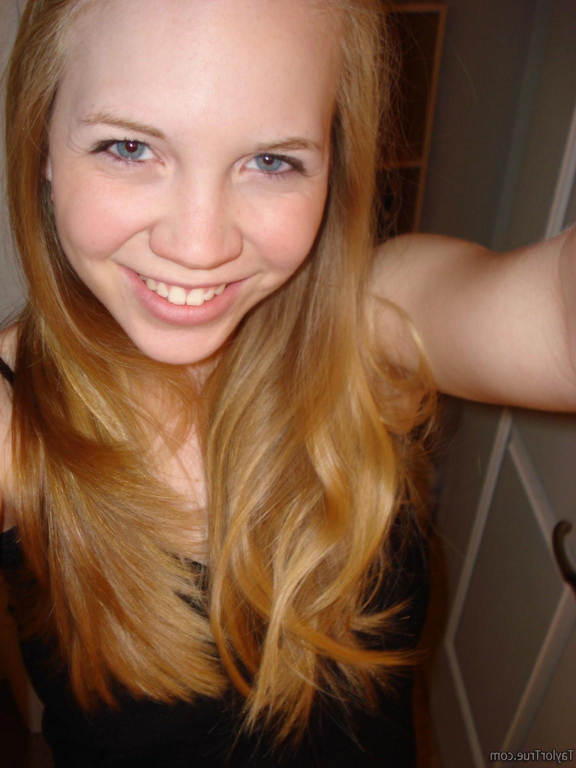 14P Real amateur blonde teen selfshots