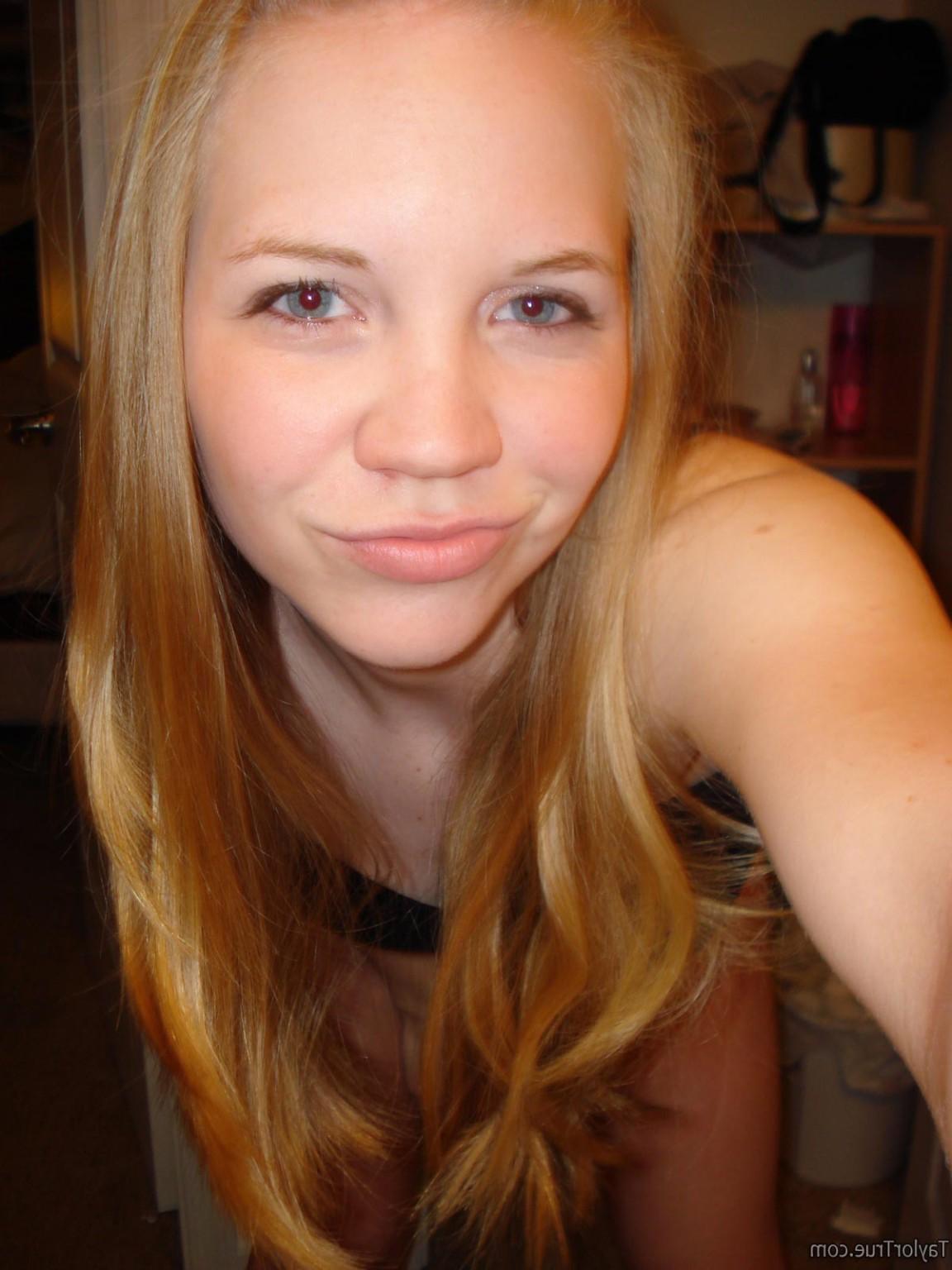 14P Real amateur blonde teen selfshots