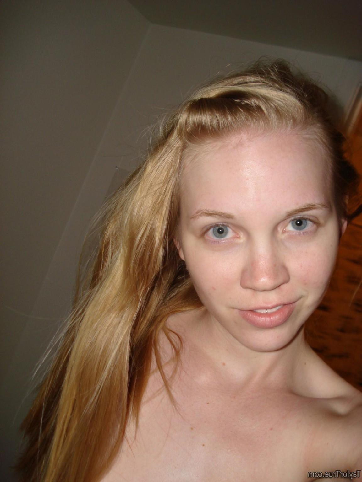 14P Real amateur blonde teen selfshots
