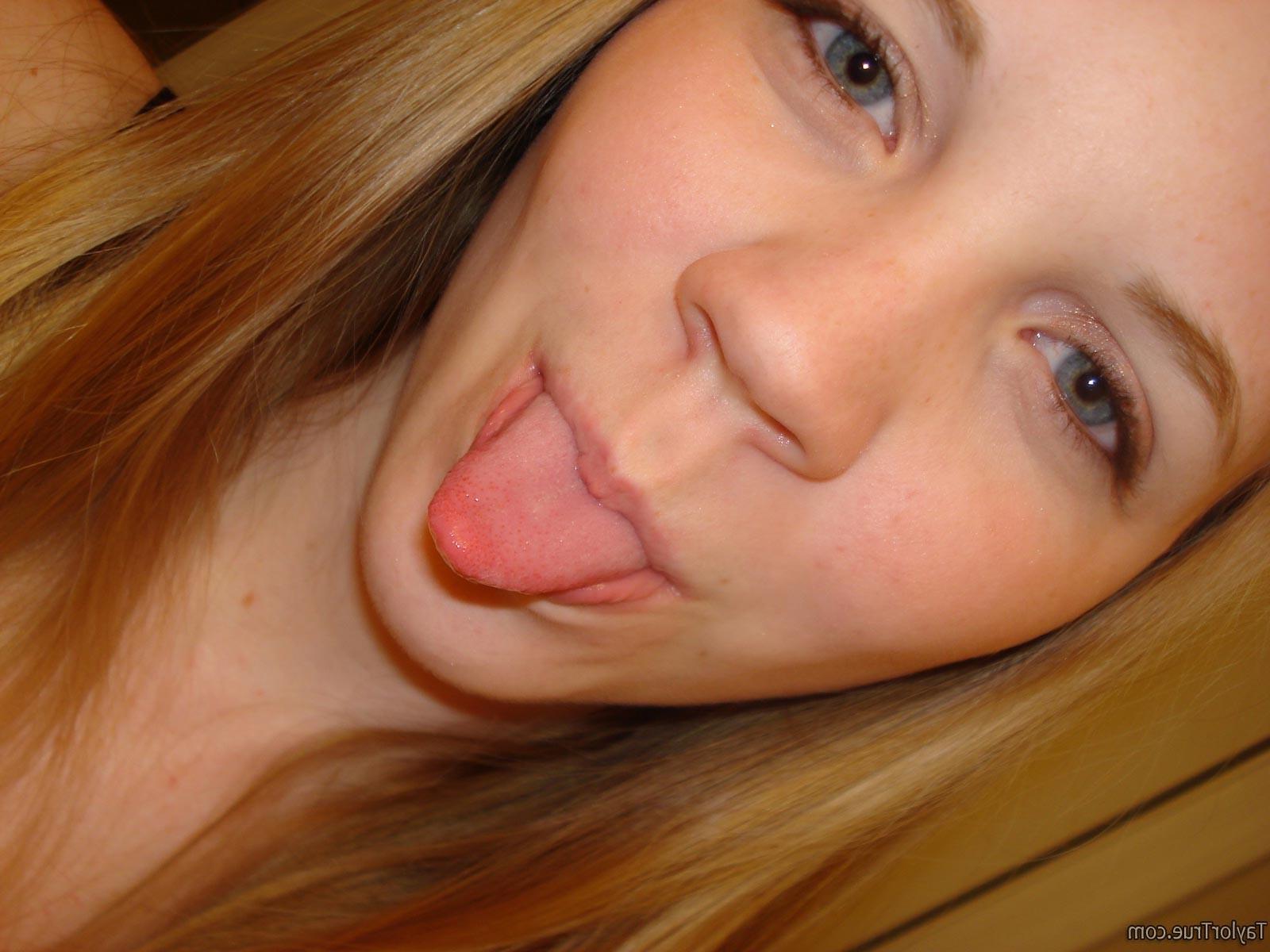 16P Real amateur blonde teen selfshots