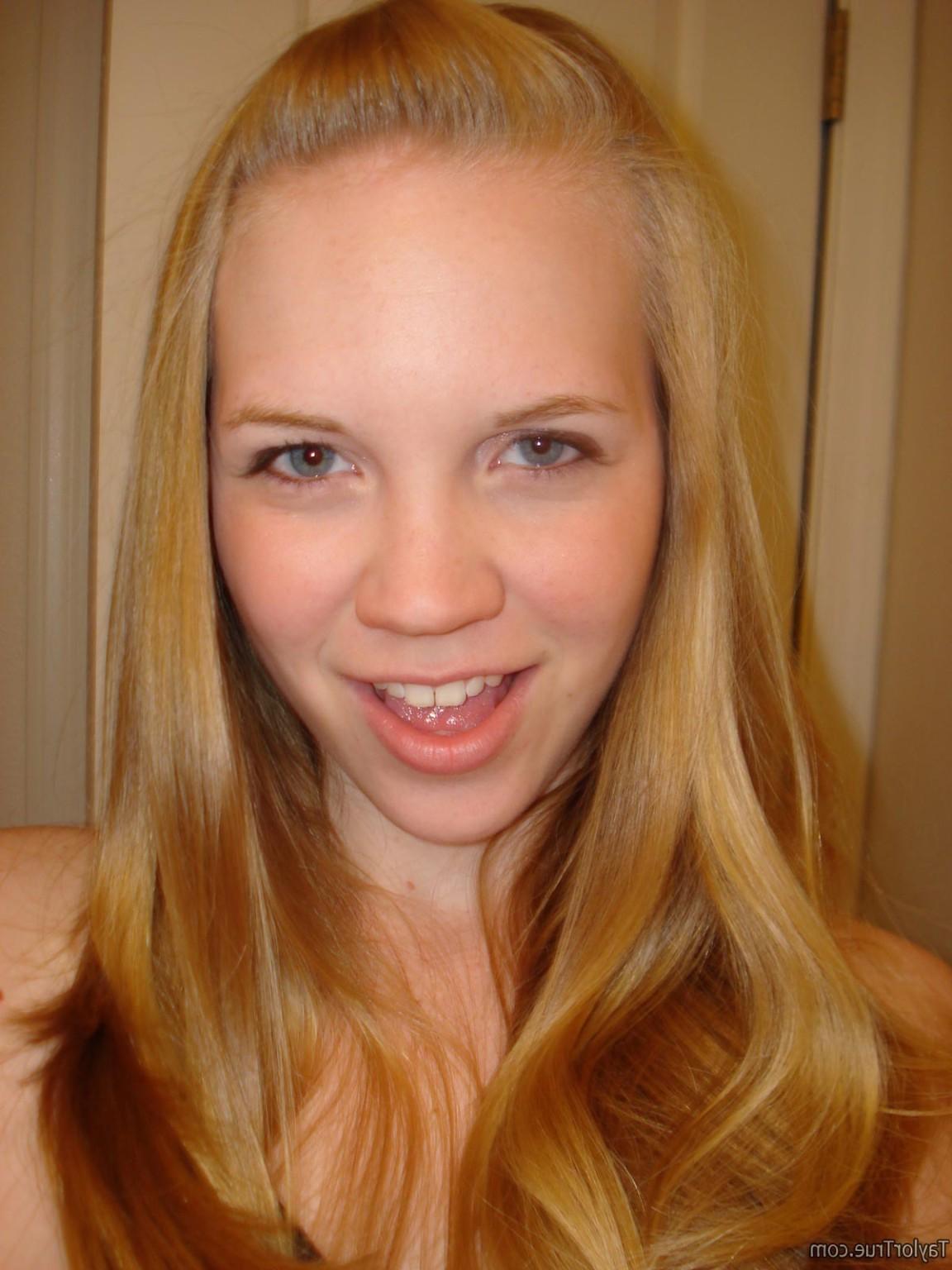 16P Real amateur blonde teen selfshots