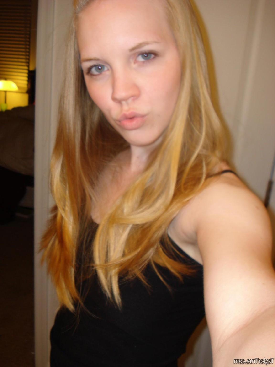 16P Real amateur blonde teen selfshots