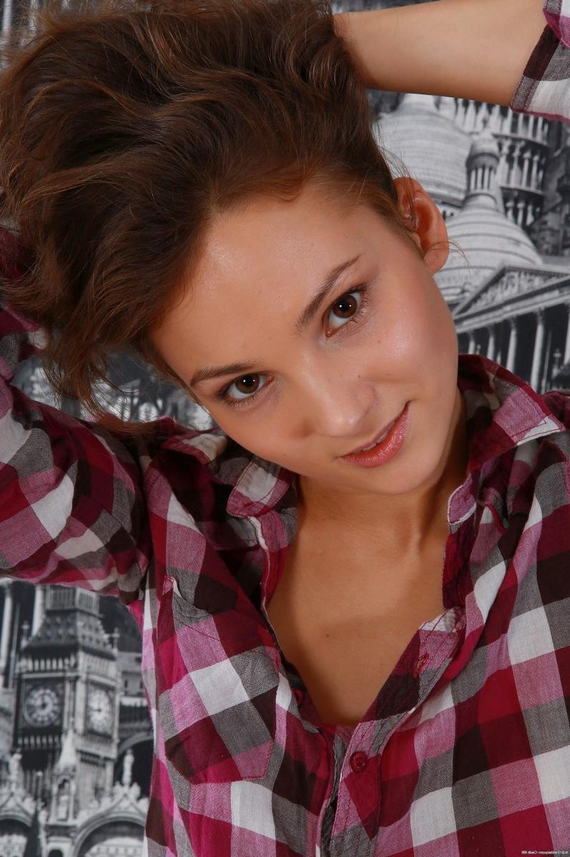15P Petite hairy amateur teen Ricka showing off her sweet furry pussy