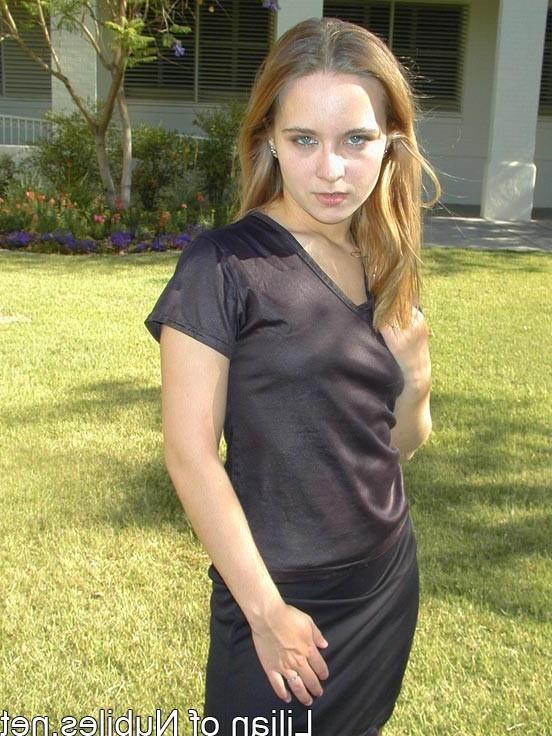 15P Amateur teen plays with pussy outside