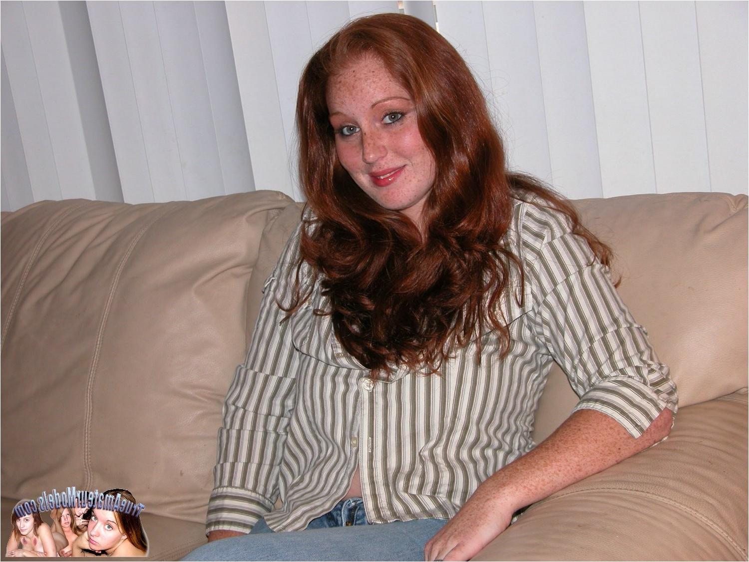 10P Red Headed Amateur Teen Models Nude And Gets Pounded Hard