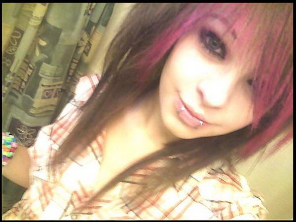15P Selfshot emo amateur teen gfs panty teasing