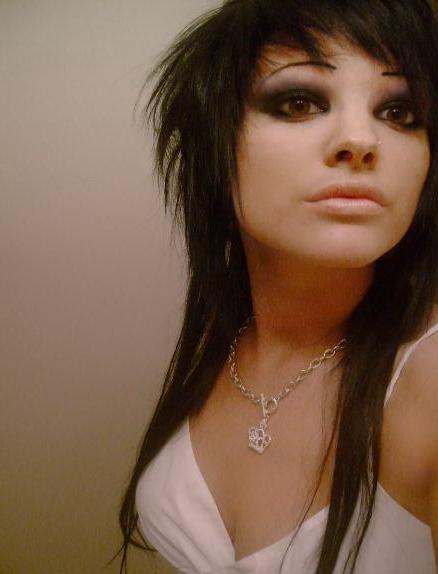 15P Selfshot emo amateur teen gfs panty teasing