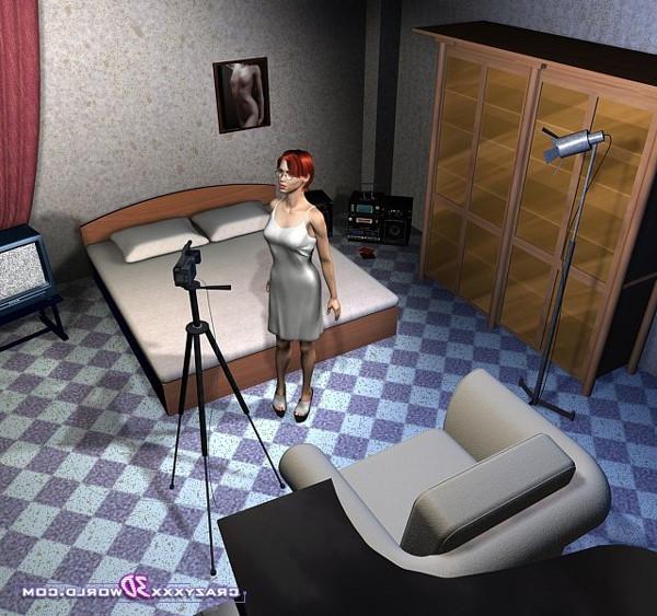 16P Hentai babe stripping and getting nailed by lucky dude