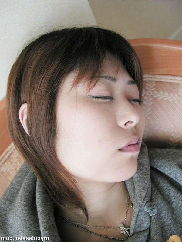 15P Shy Asian amateur teen shows her hairy pussy and sweet body