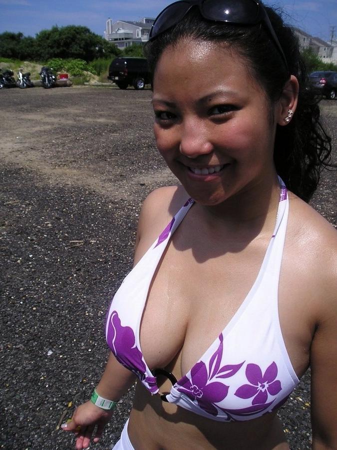 15P Big titted homemade Asian amateur teen girlfriend