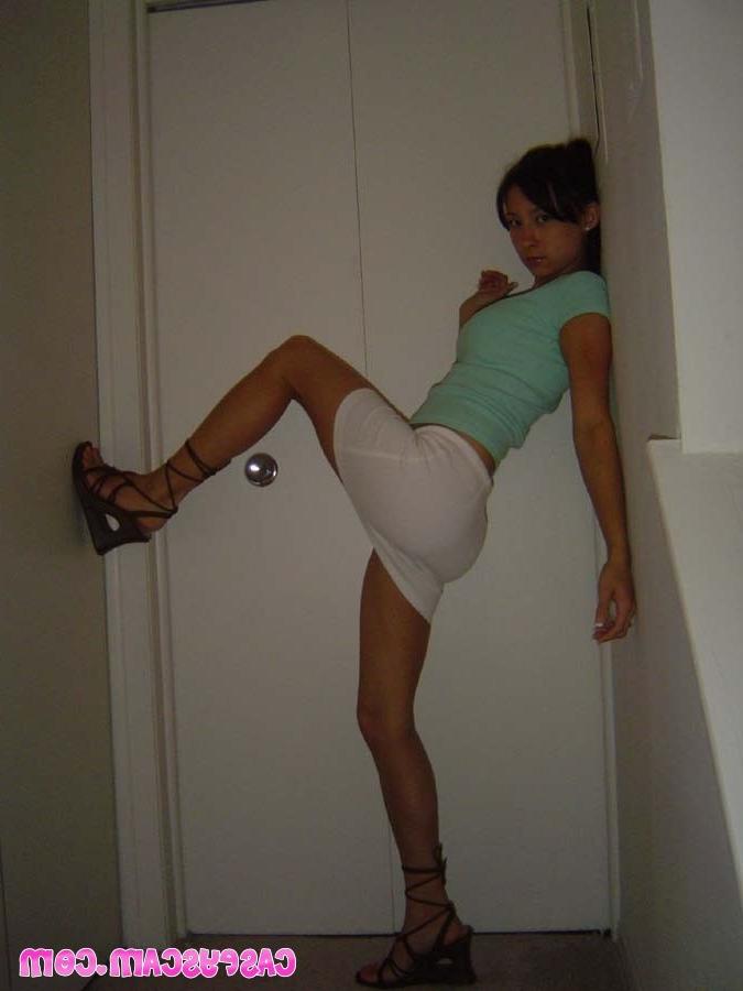 16P Cute asian amateur teen in panties teasing