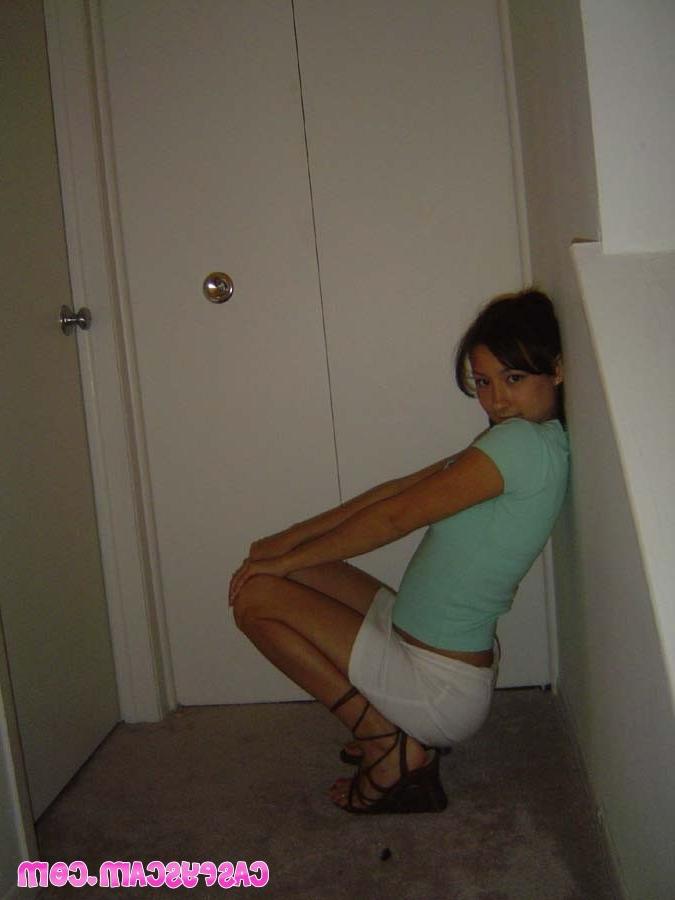 16P Cute asian amateur teen in panties teasing