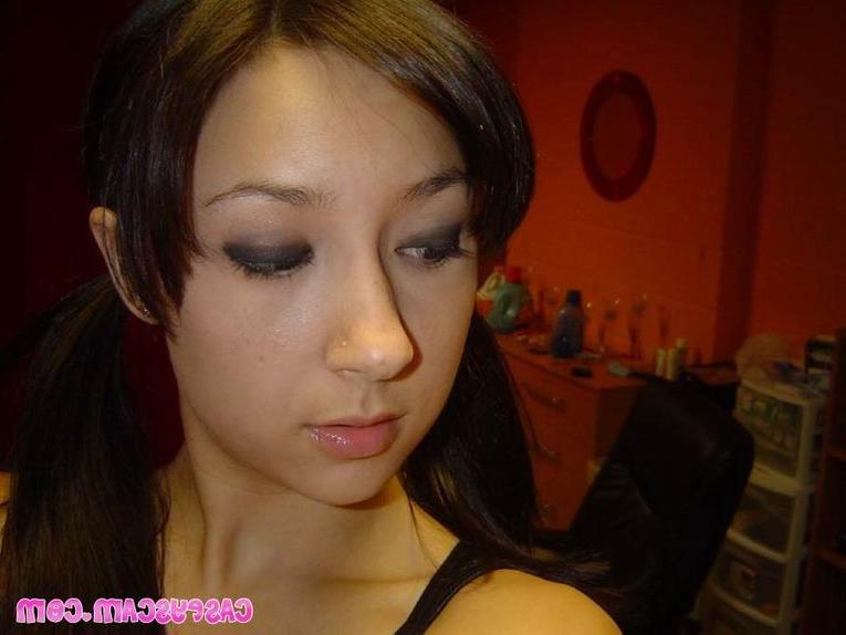 16P asian amateur teen in lingerie and stockings