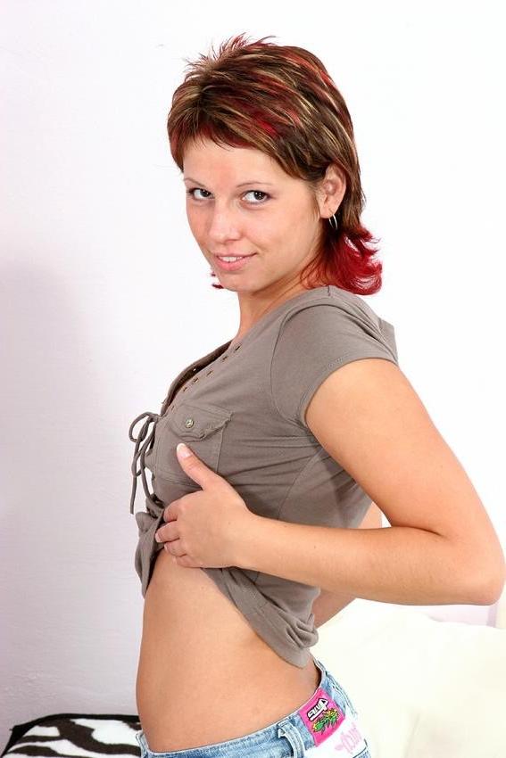 16P Juicy amateur teen inserts toy hard in her pussy