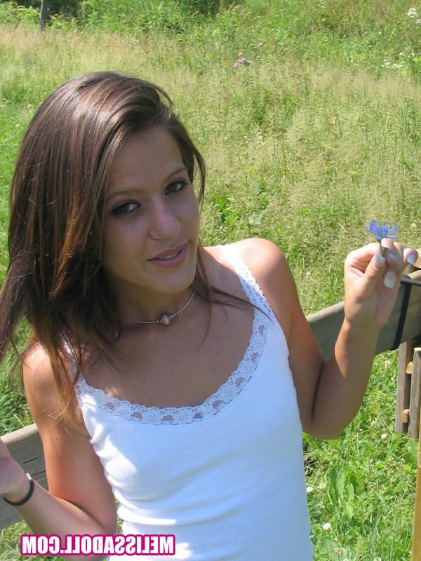 16P brunette hottie shows off her perfect body