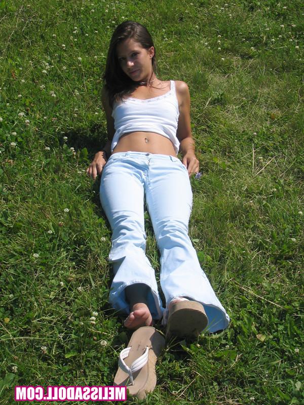 16P brunette hottie shows off her perfect body