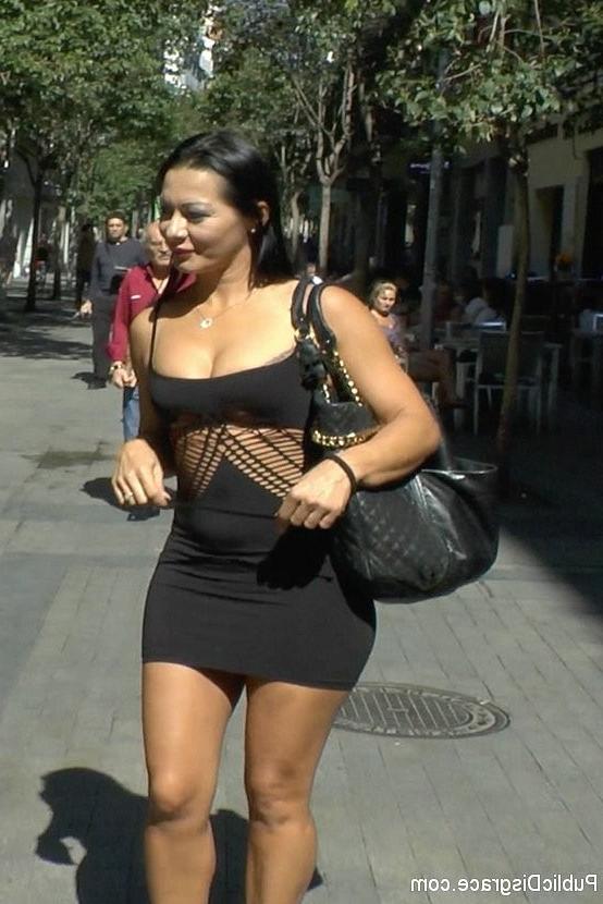 21P Lilyan Red redhead public babe is bound and fucked with an audience