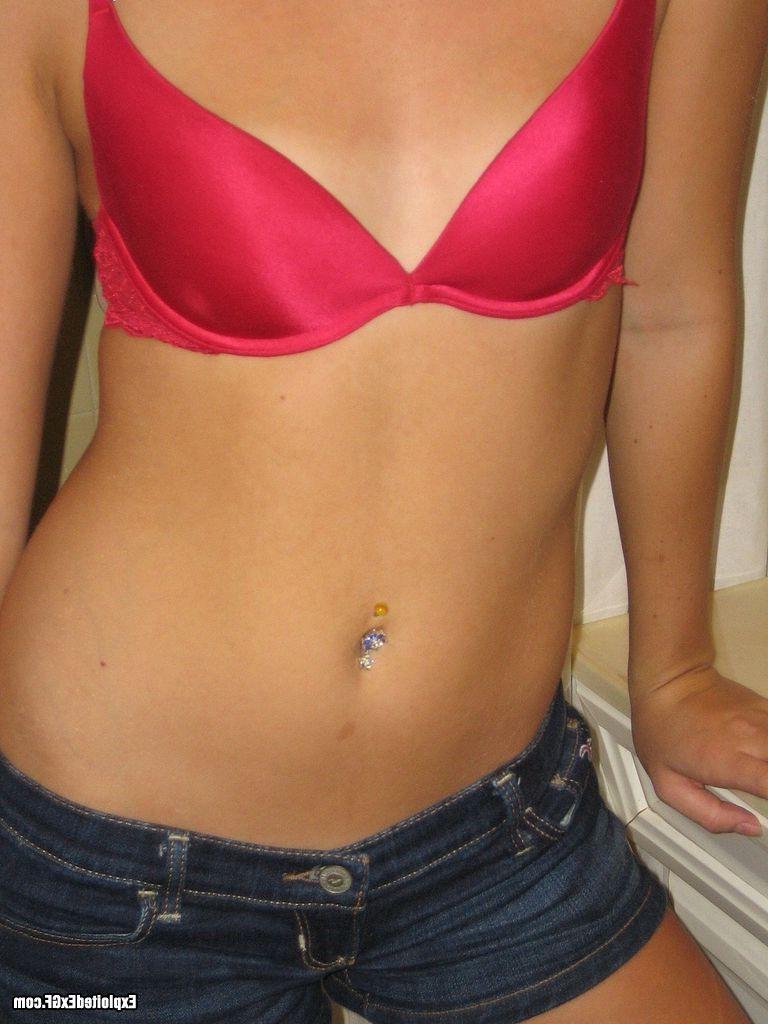 15P Sweet amateur teen with small tits