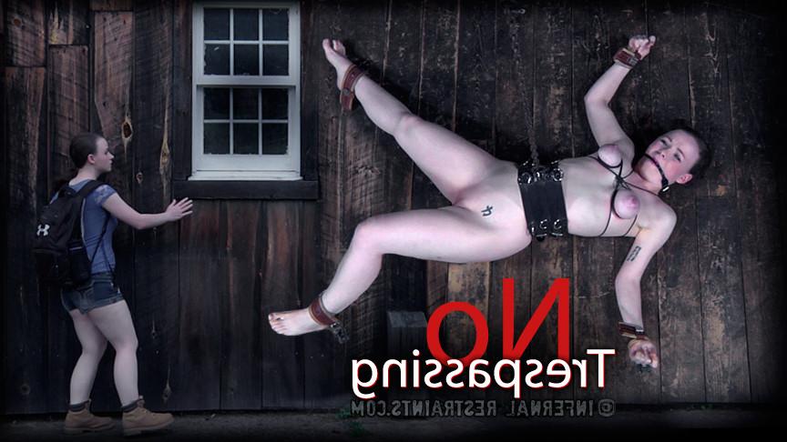 16P Maxxx Maven is trespassing and caught for bondage and spanking w